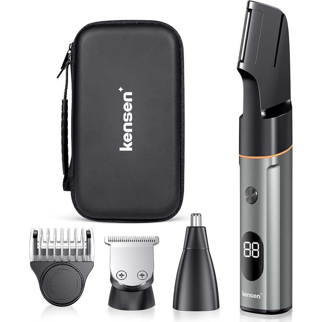 kensen Body Hair Trimmer for Men, 3in1 Beard Electric Body Groomer