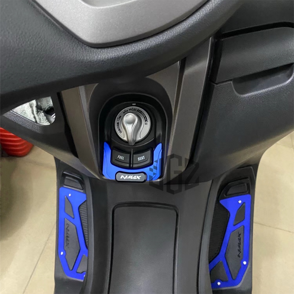 For YAMAHA NMAX 155 2020-2023 V2 Motorcycle Ignition Key Cover CNC Lock ...