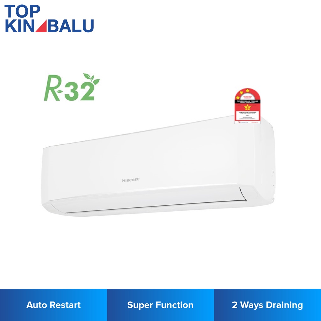 Sabah Only Hisense 1hp An09cbg R32 Standard Non Inverter Air Conditioner Shopee Malaysia 4897