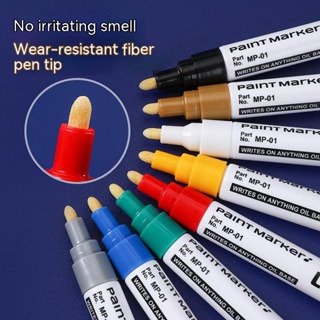  White Paint Pen, Acrylic White Permanent Marker White Paint  Pens for Wood Rock Plastic Leather Glass Stone Metal Canvas Ce : Arts,  Crafts & Sewing