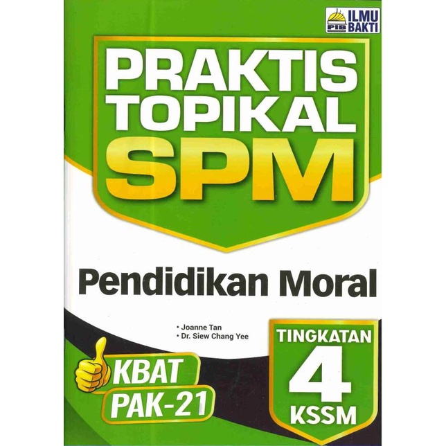 Praktis Topikal Spm Pendidikan Moral Tingkatan Kssm Shopee Malaysia