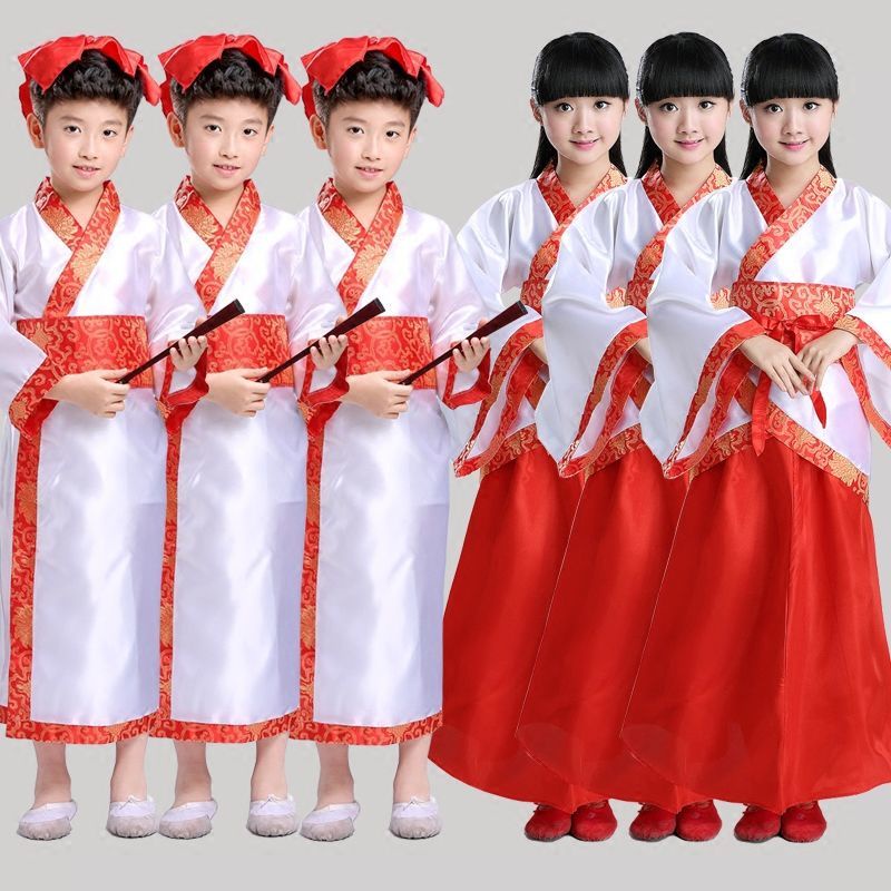 Sixth Section Student Recitation Uniform Chinese School Uniform Ancient