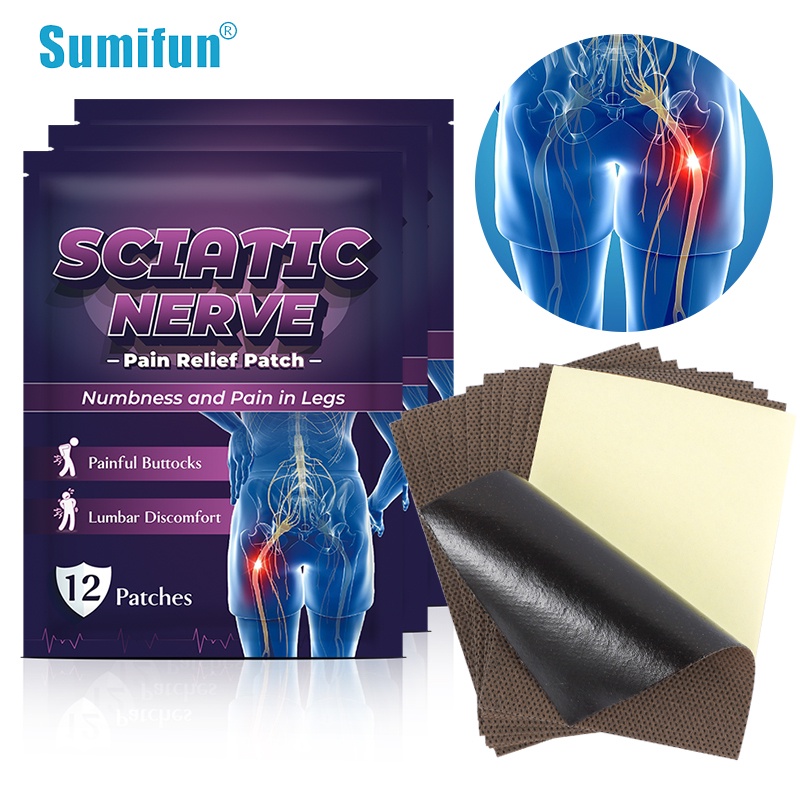 Sciatica Pain Relief Patch Crotch Sticker Treat Piriformis Hip Pain Arthritis Muscle Soreness