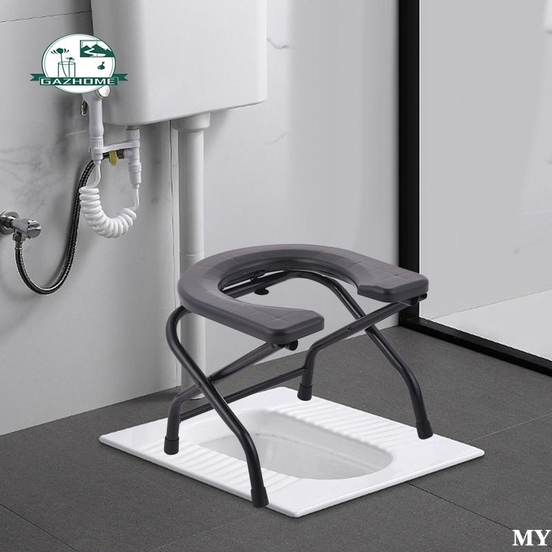 Wall mounted folding online toilet chair