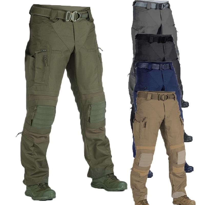 Men's Outdoor Training Sports Camping Pants Multipocket Hiking