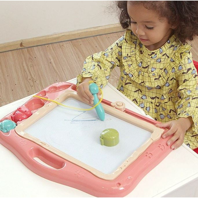 Magnetic 4-Color Drawing Board Erasable Colourful Pad Baby colour ...