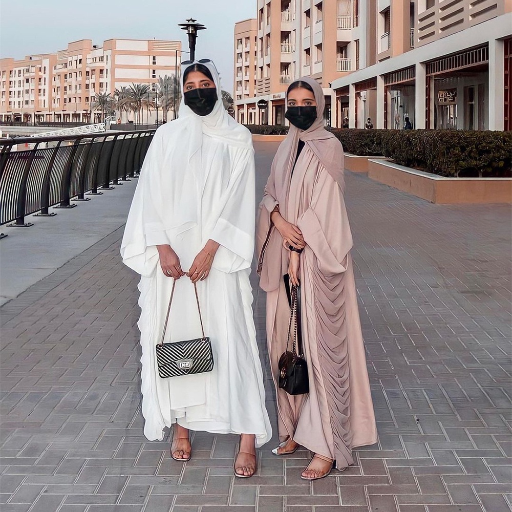 Ramadan Eid Mubarak Kaftan Open Abaya Dubai Kimono Turkey Islam ...