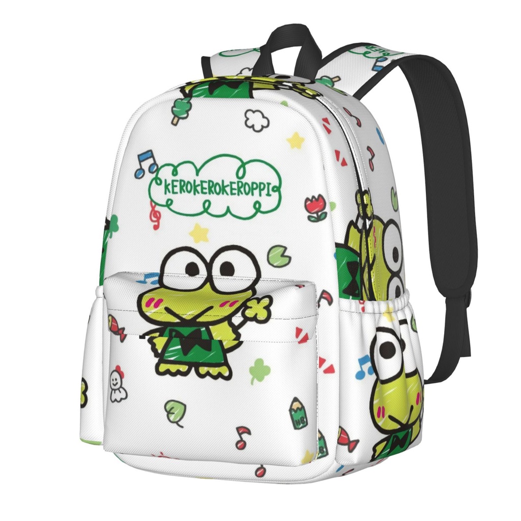 Kero Kero Keroppi School Backpack Water Resistant Simple Backpack for Boys Girls Lightweight Simple Large Capacity School Back Pack Daypack Shopee Malaysia