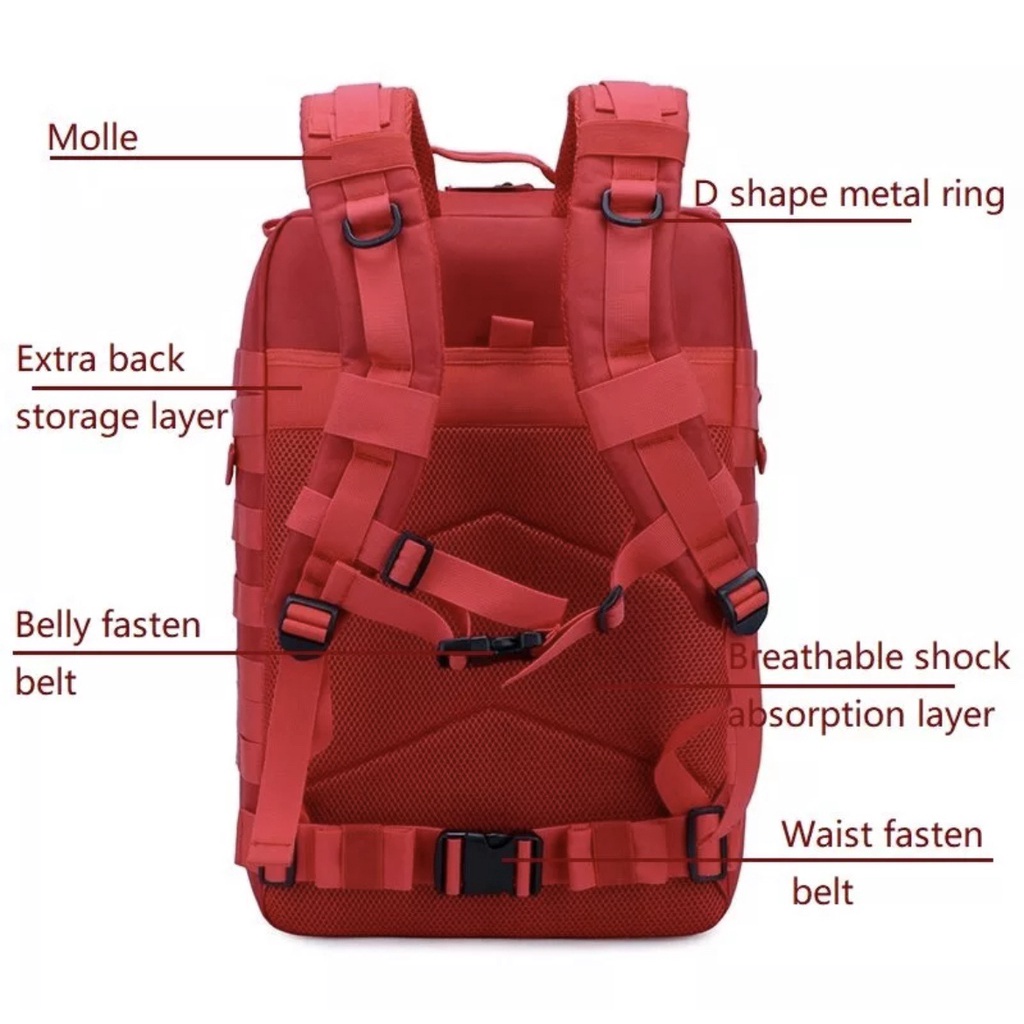 45L Mltary Tactcal Backpack Large Army Molle Bag Rucksack 3 Day Ass | Prcetronc