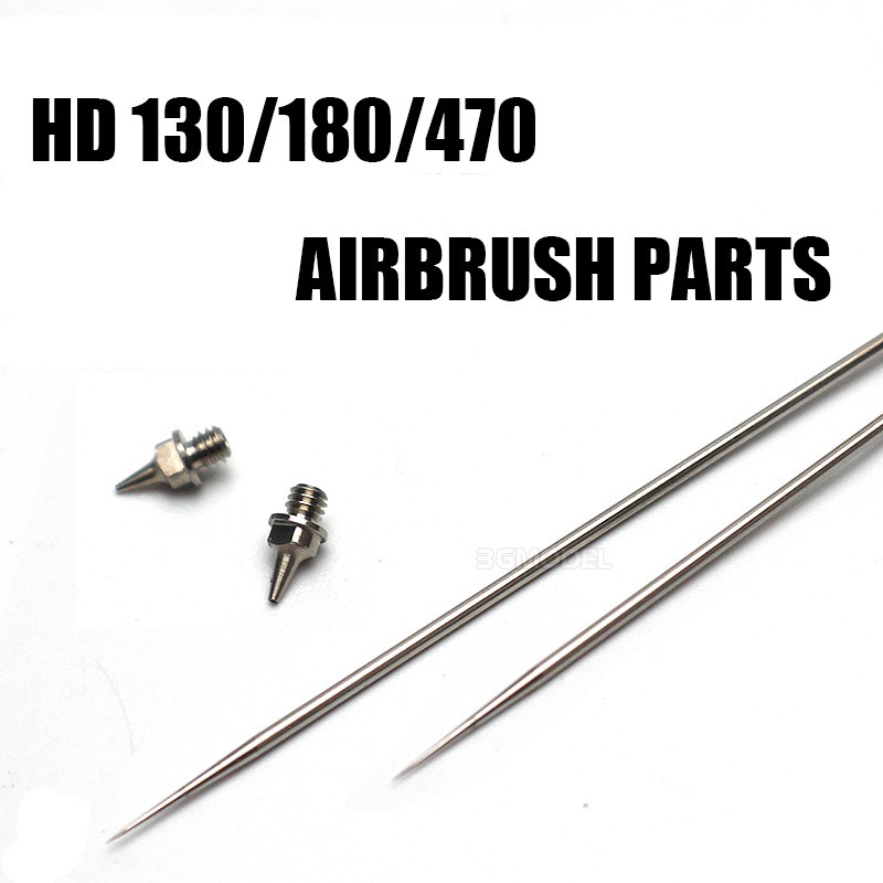 [HOBBY TOOLS] AIRBRUSH NEEDLE & AIRBRUSH NOZZLE REPLACEMENT PARTS SET ...