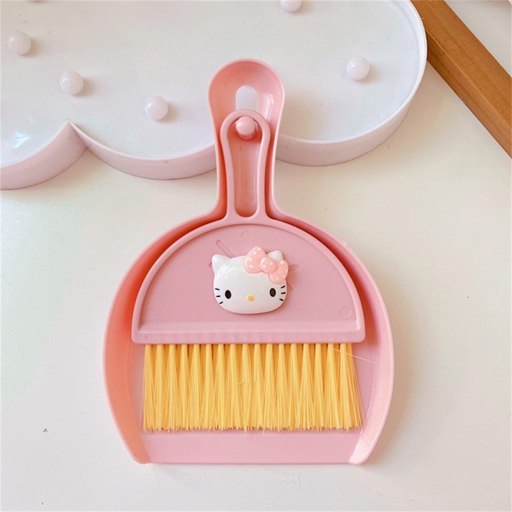 Sanrio desktop mini broom set cartoon kuromi my melody cinnamoroll