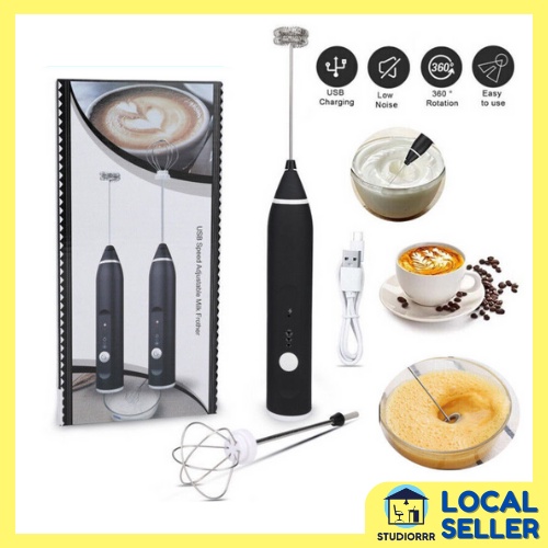 LOCAL!! USB Speed Adjustable Milk Frother Handheld Electric Foam Maker