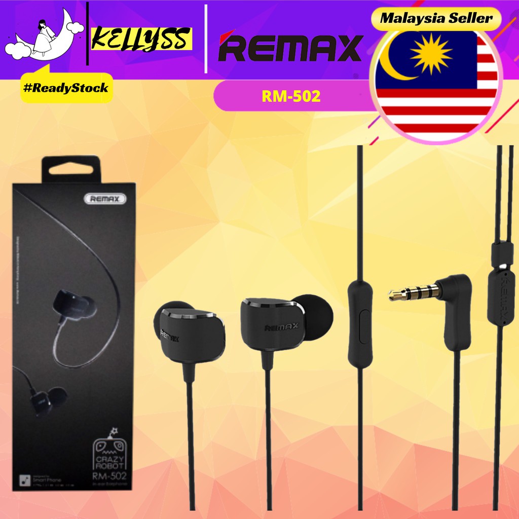 Original Remax RM-502 RM502 RM-550 RM550 Crazy Robot Stereo InEar ...