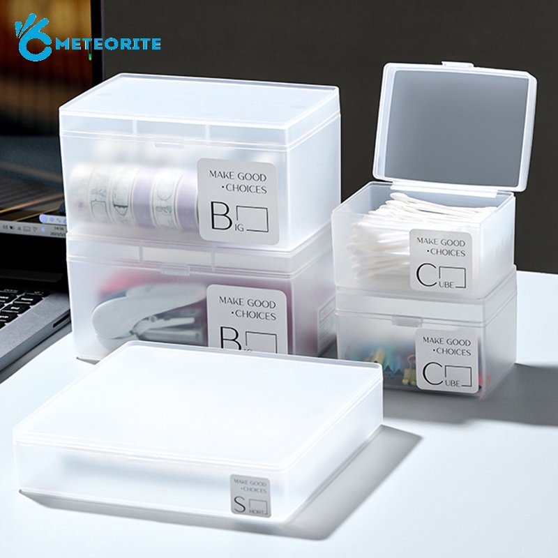 Multipurpose Collection Coins Photocard Storage Box/ Flip Lid