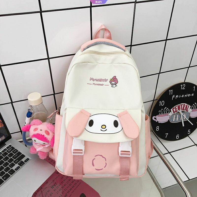 New Anime My Melody Backpack Kawaii Kuromi Cinnamoroll Pom Pom Purin ...