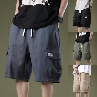 100% Cotton Shorts Men Short Pants Beach Shorts Seluar Pendek Lelaki Plus  Size M-5XL