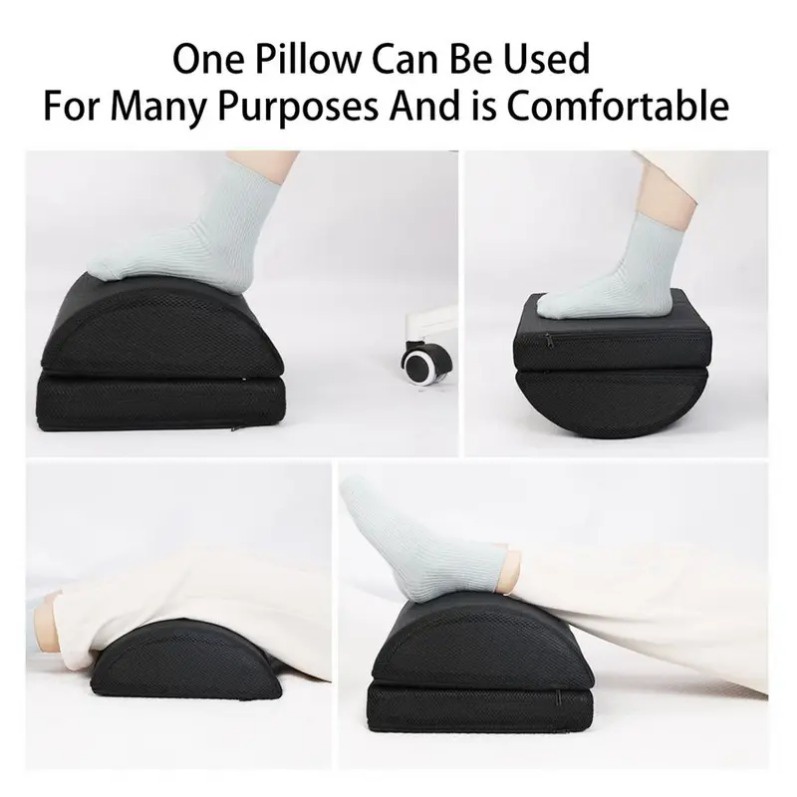 Foot Rest Semicircle Foot Rest Pad Slow Rebound Leg Pad Office Pregnant ...