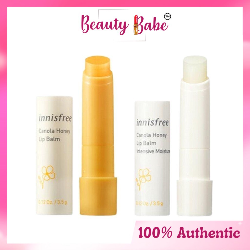 Innisfree Canola Honey Lip Balm & Deep Intensive Moisture 3.5g [Beauty