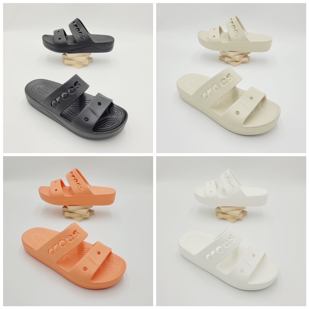 Crocs Baya Platform Sandal Clog Style Fashion Sandals | Shopee Malaysia