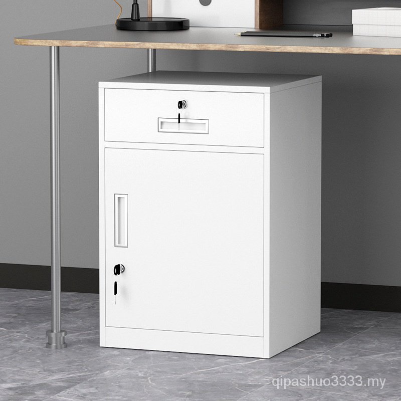 Steel Code Low Locked Office Safe Under Desk Drawer Storage