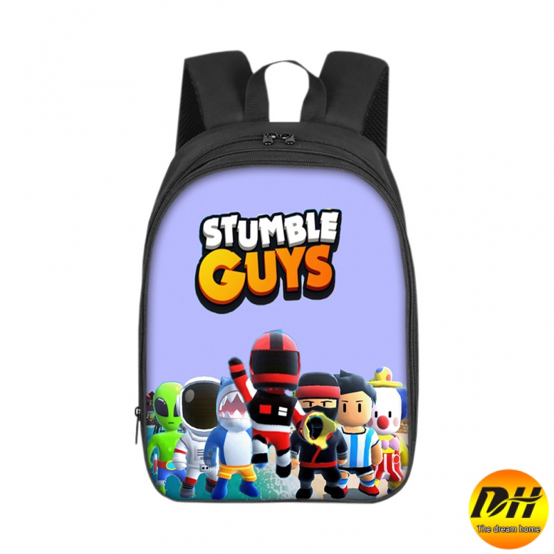 stumble guys Beg sekolah Kindergarten School Bag Kids Backpack 14inch ...