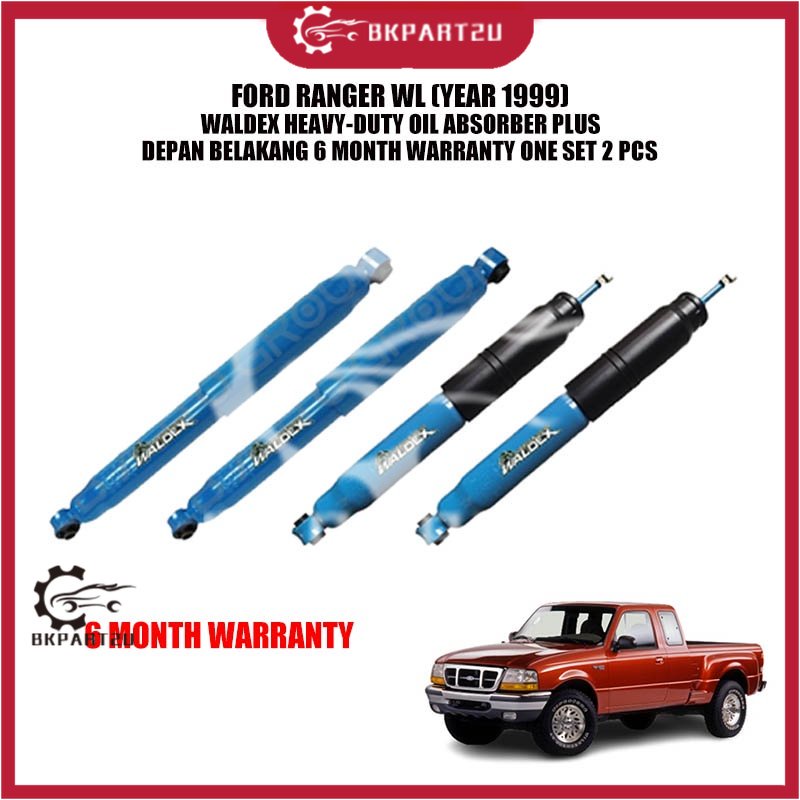 FORD RANGER WL YEAR WALDEX HEAVY DUTY OIL ABSORBER PLUS DEPAN BELAKANG MONTH WARRANTY