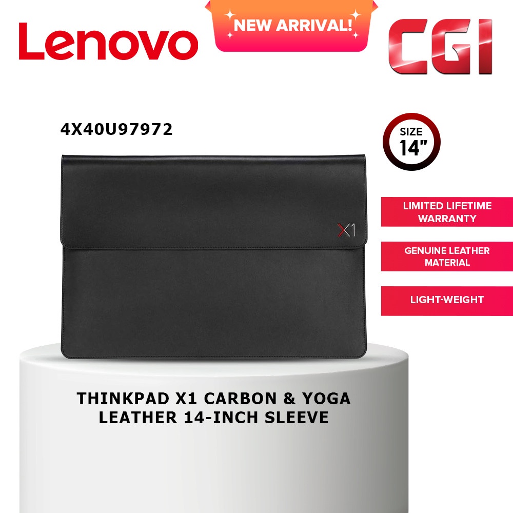 ThinkPad X1 Carbon/Yoga 14 Leather Sleeve -4X40U97972