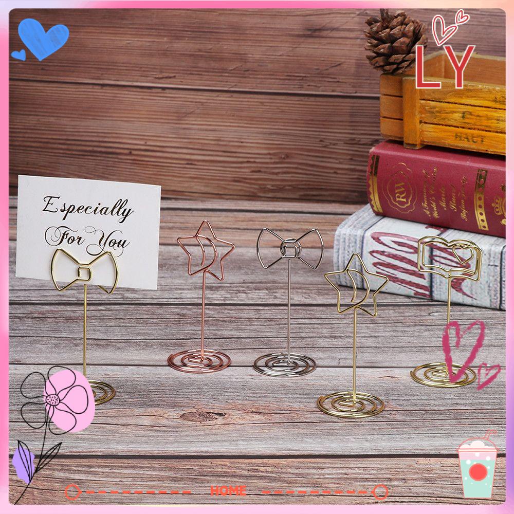 LY Creative Note Holder Message Clips Photo Holder Stands Card Holder
