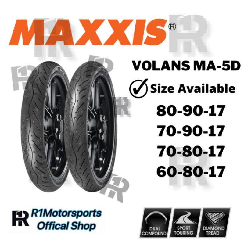 [MAXXIS] Volans Presa Dolphin 60/80-17 70/80-17 70/90-17 80/90-17 90/80 ...