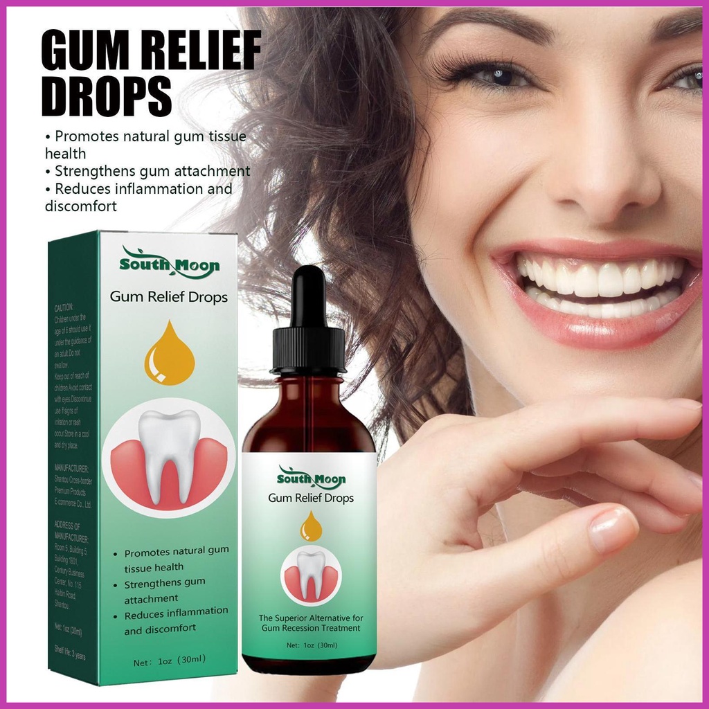 Gum repair drops to relieve periodontal blisters and care for gums oral ...