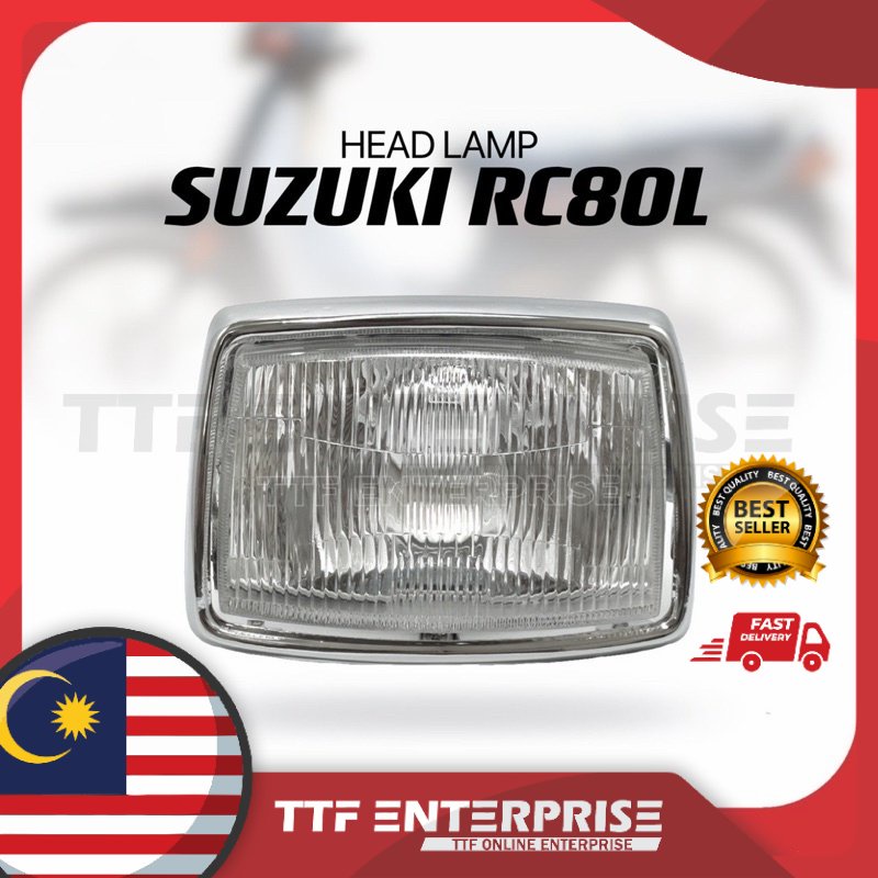 SUZUKI RC80L HEAD LAMP (CLEAR) RC80-L | Shopee Malaysia