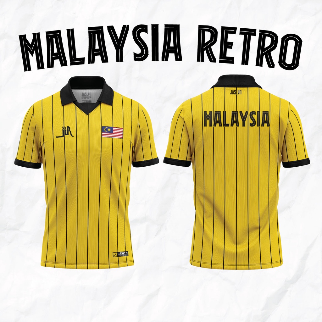 Jersey Retro Collar Malaysia Retro Collar Edition 