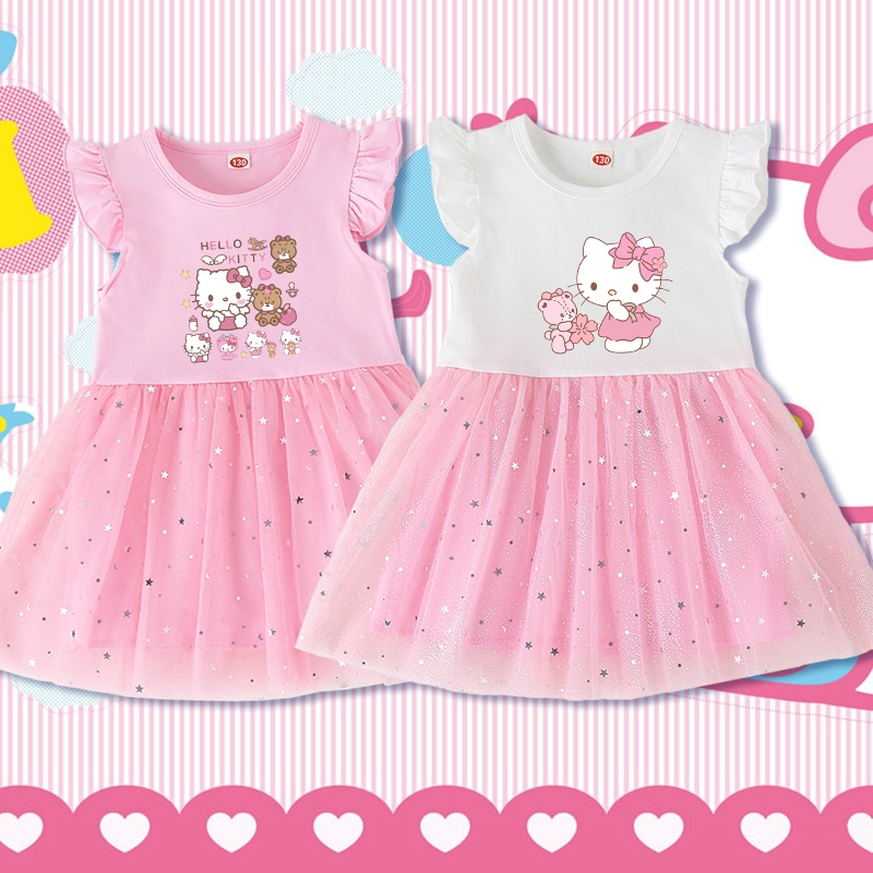 Girls Purrfect Kitty Skirt Dress