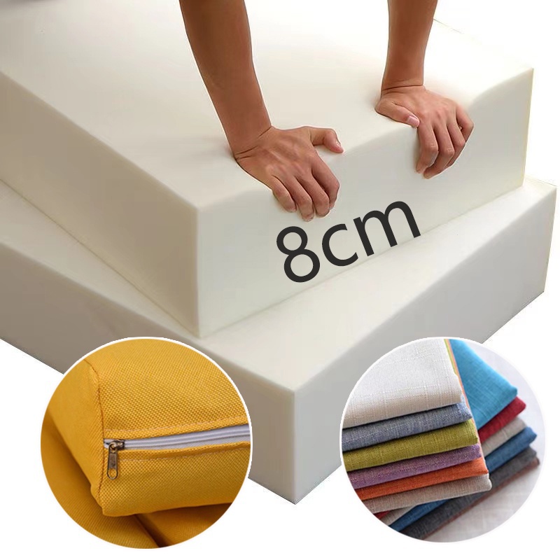 35/50D 3.2inch/8cm Thick Sponge Foam Cushion Sofa Seat Couch Pad for