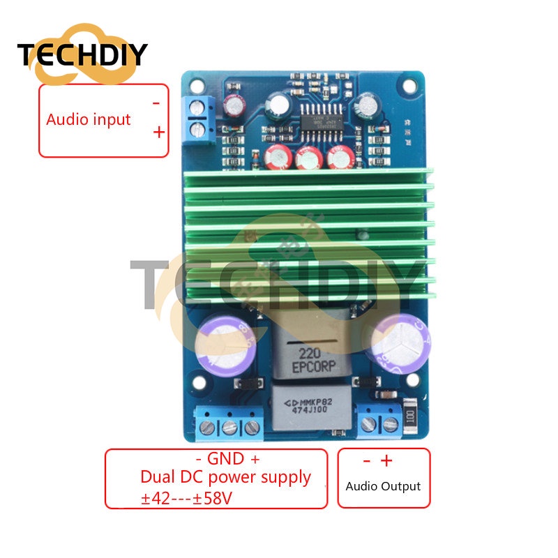 IRS2092S 250W Class D HIFI Digital Mono Amplifier Audio Board High