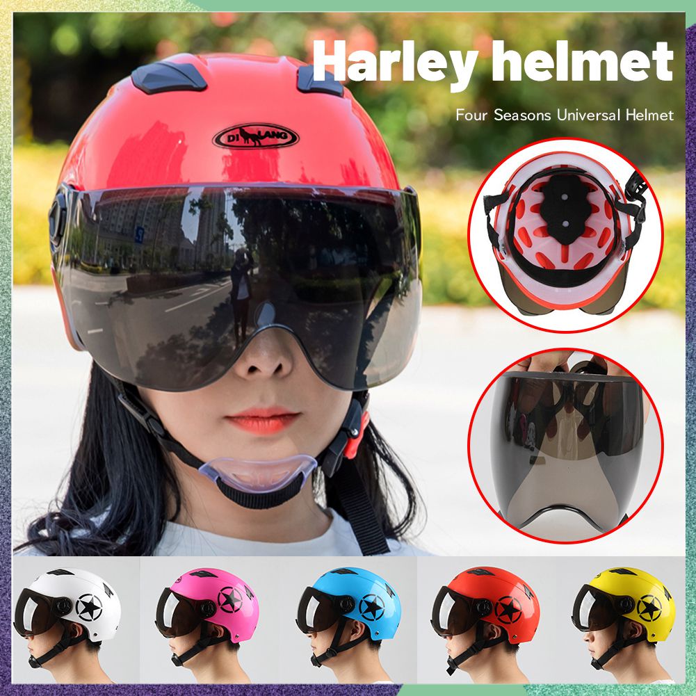 Electric Scooter Helmets Antifog Lens For Motorcycle Helmet Four