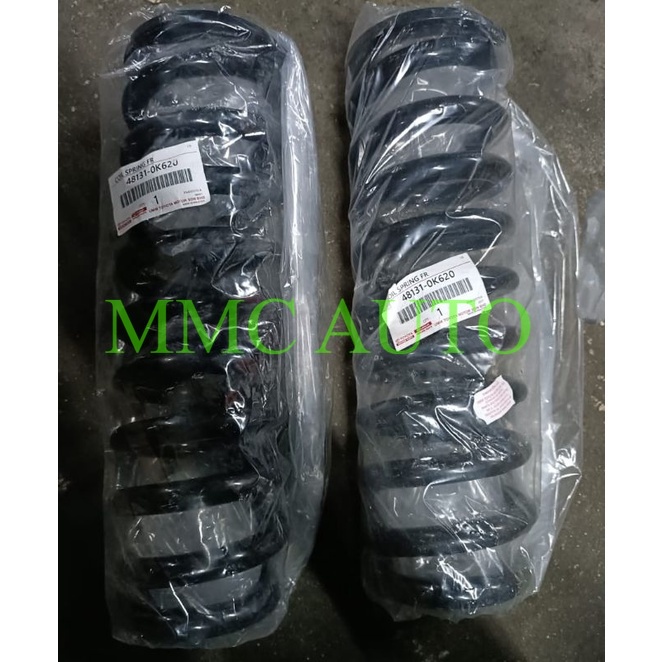 TOYOTA KUN25, KUN26 HILUX FRONT/ DEPAN ABSORBER COIL SPRING LH/RH ...