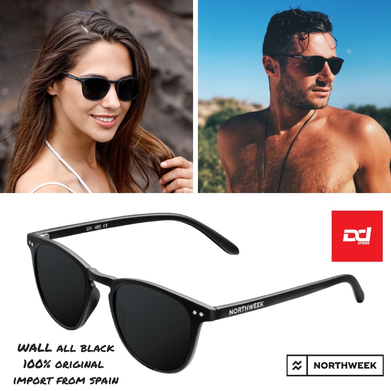 NORTHWEEK WALL ALL BLACK POLARIZED | Shopee Malaysia