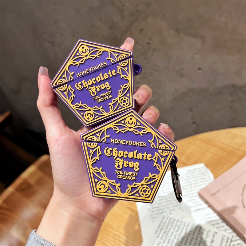 Fashion Potter Harry Chocolate Frog Case for AirPods Pro2 Case Cover for Airpod Pro 1 2 3