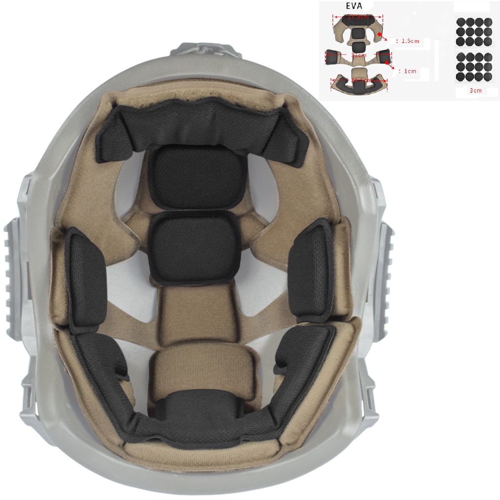 LUC Fits Team Wendy Memory Foam Pad Replacement Helmet Pad Protector Fits ACH MICH Wendy Helmet