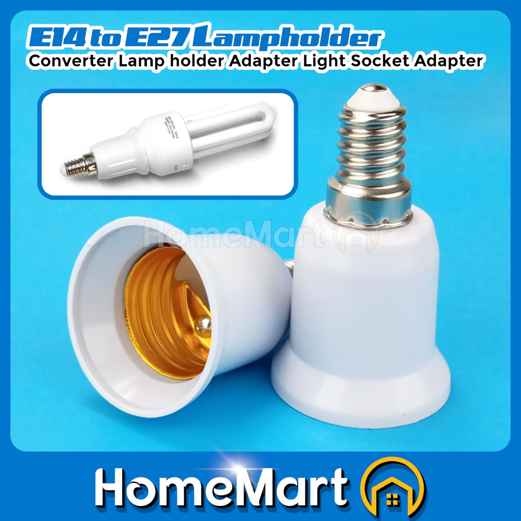 E14 to E27 Lampholder Converter Lamp holder Adapter Light Socket