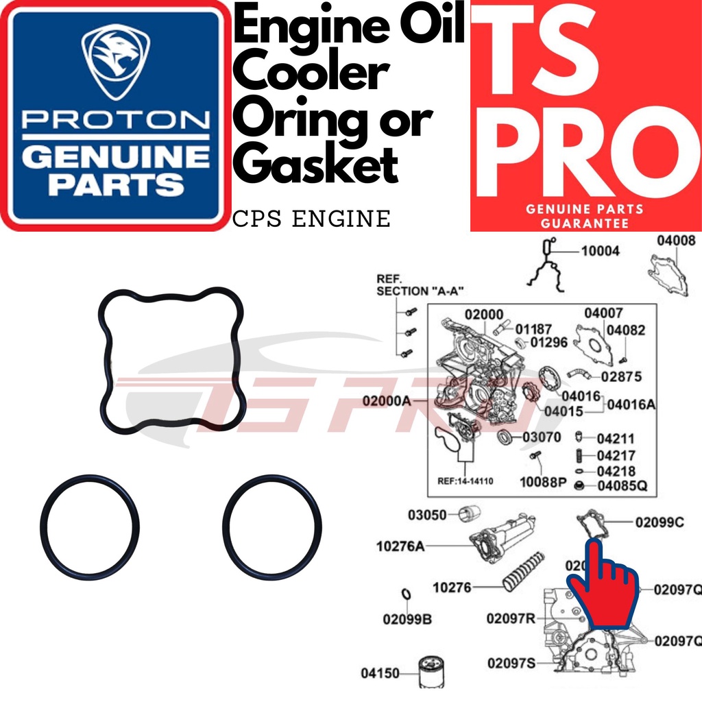 Proton Exora CPS Gen2 CPS Waja CPS Genuine Minyak Enjin Engine Oil