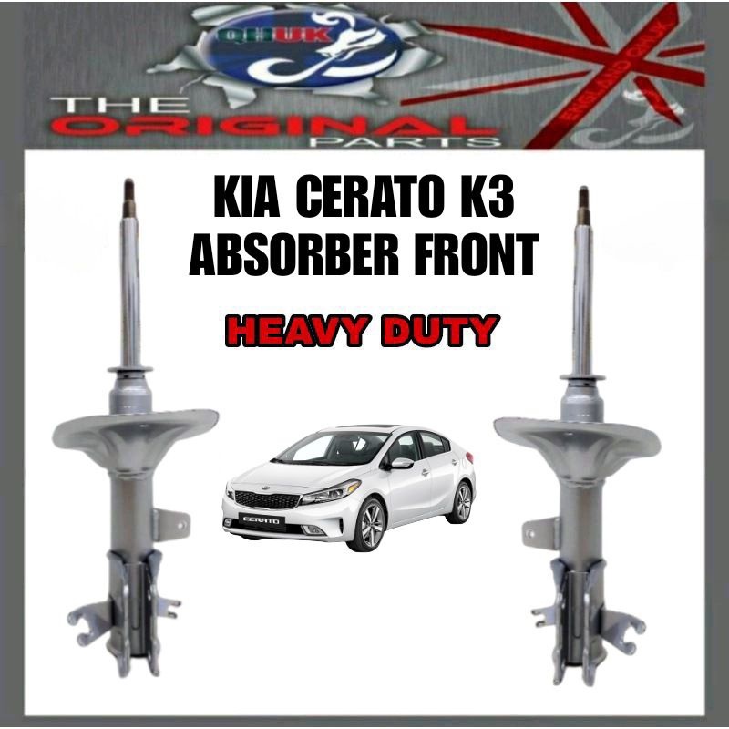 Kia Cerato K3 front ( 2013 ) QHUK Absorber Heavy Duty Suspension Shopee Malaysia