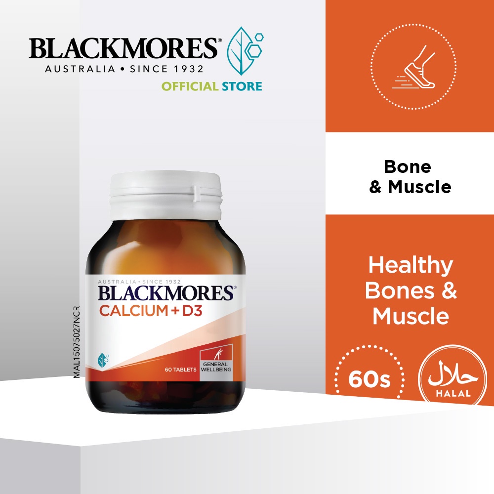 Blackmores Calcium + D3 60s Helps with Maintain Healthy Bones and