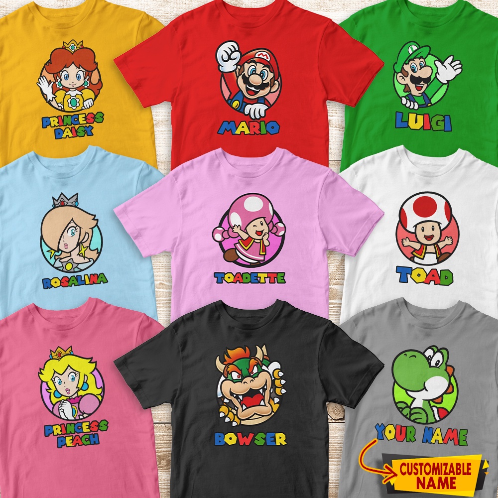 Customized New Super Mario Character Bowser, Luigi, Toad, Yoshi, Daisy ...