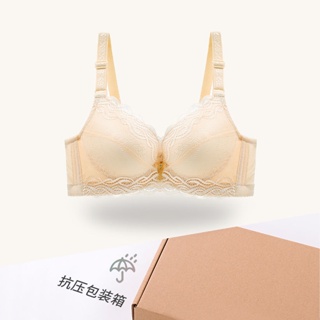 Thickened 8CM Sexy Underwear Set Girls With Steel Ring Flat Breasts Small  Breasts Push-Up Bra Lace Super Thick Women Bra 49