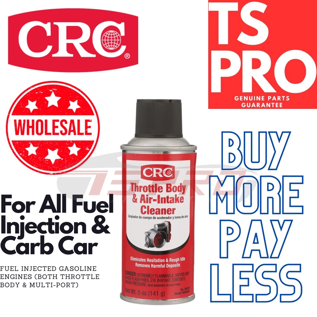 CRC Throttle Body Caburator & AirIntake Cleaner Spray 141G 05678 For
