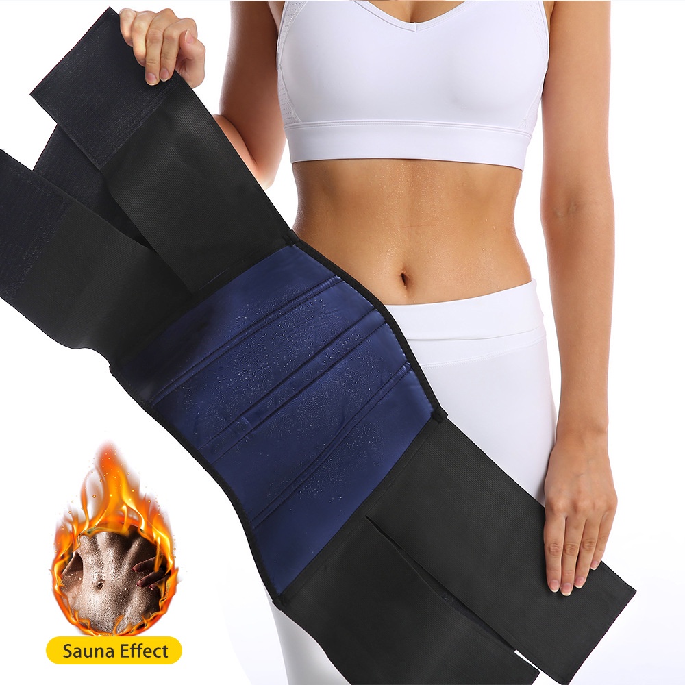 Women Waist Trainer Corset Abdomen Slimming Body Shaper Sport Girdle Belt  Exercise Workout Aid Gym Home Sports Lumbar Back Belt black L