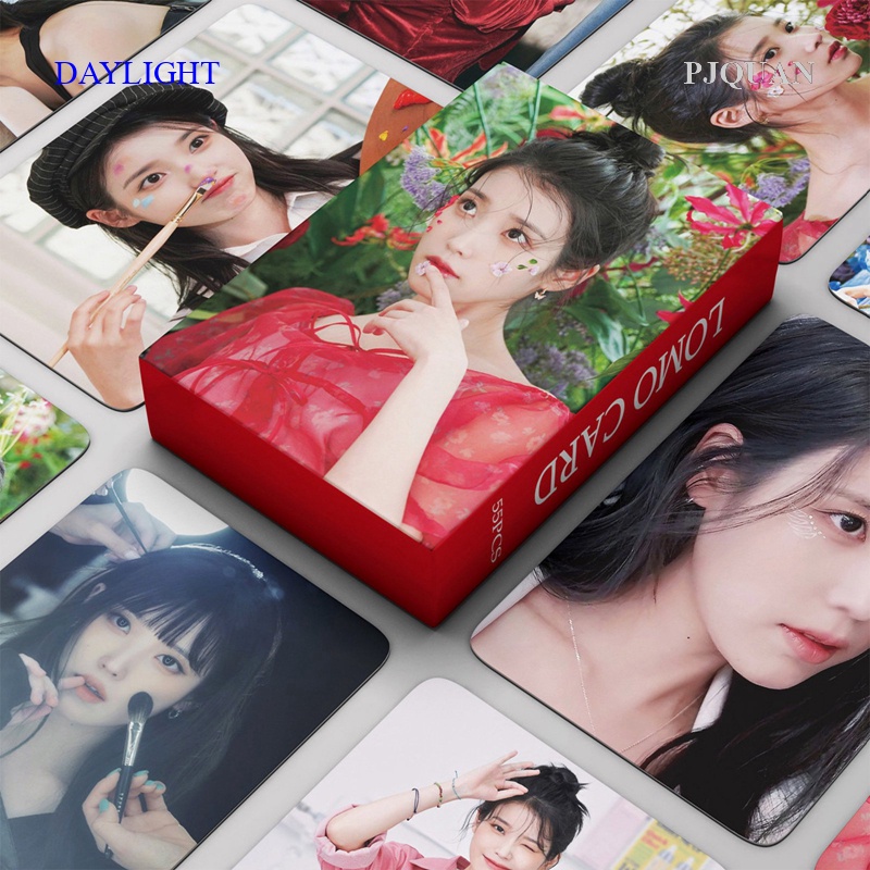 PJQUAN IU Desk Calendar Photo Card 2023 season's Greetings Postcard