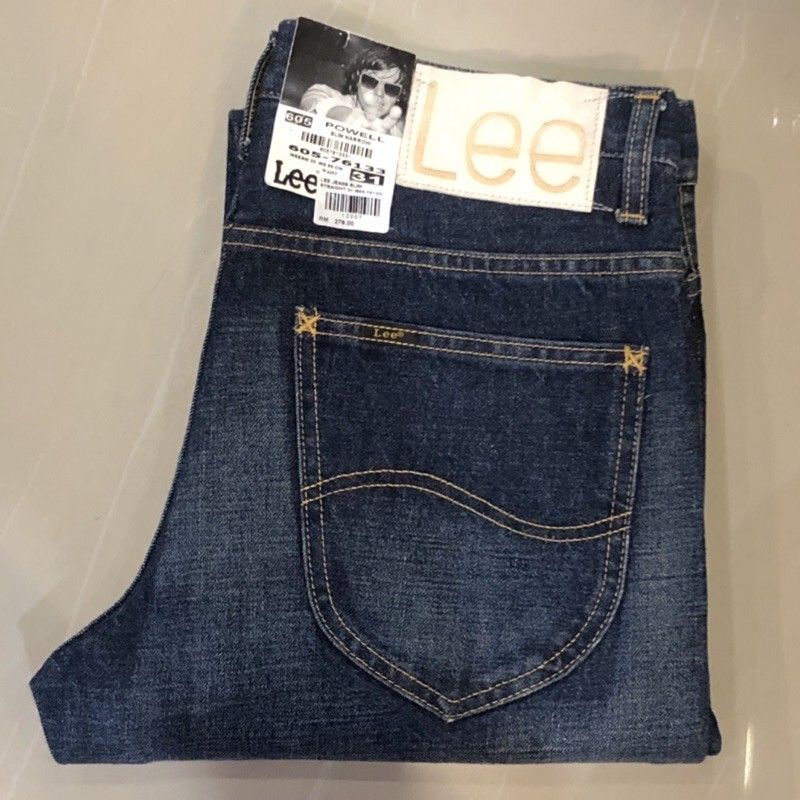 LEE 605 SLIM NARROW SELVEDGE JEANS ( 605-76133 ) | Shopee Malaysia